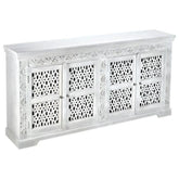 Indian Handmade Solid Wood Carved Sideboard